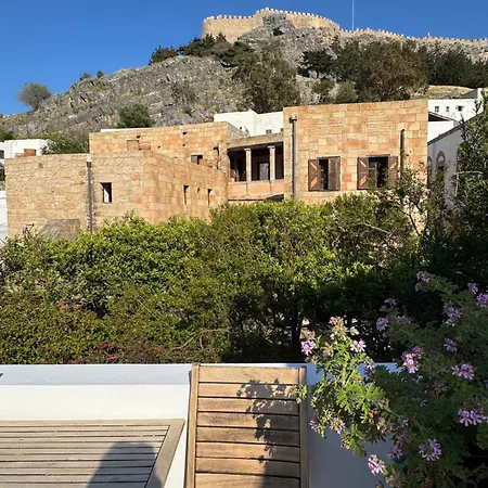 Elegant-Lindian Villa Marietta Lindos Exterior photo